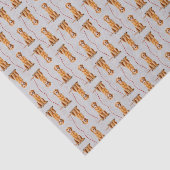 Golden Retriever-kerstpapier Tissuepapier (Detail)