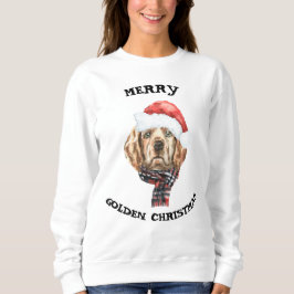 Golden Retriever kerstshirt Trui