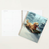 Golden Retriever Kerstsneeuw winter Planner (Display)