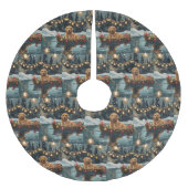 Golden Retriever Kerstvakantie Kerstboom Rok (Voorkant)