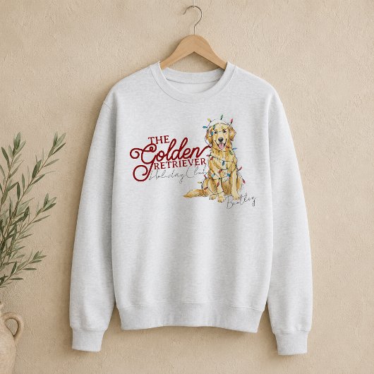 Golden Retriever Kerstvakantie Trui
