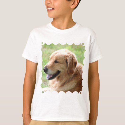 Golden Retriever Kind T-Shirt (Voorkant)