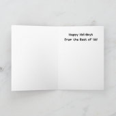 Golden Retriever Klaagt Steijn Hulpbronnen Kerstmi Kaart (Binnen)