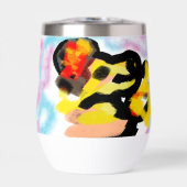 Golden Retriever kleurrijk (Voorkant)