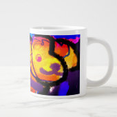 Golden Retriever kleurrijk Grote Koffiekop (Rechts)