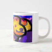 Golden Retriever kleurrijk Grote Koffiekop (Rechts)