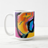 Golden Retriever kleurrijk Koffiemok (Links)