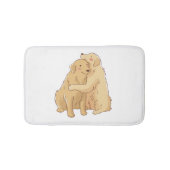 Golden Retriever knuffel Badmat (Voorkant)
