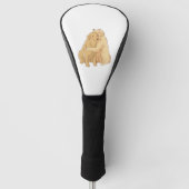 Golden Retriever knuffel Golfheadcover (Voorkant)