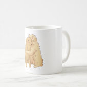 Golden Retriever knuffel Koffiemok (Voorkant rechts)