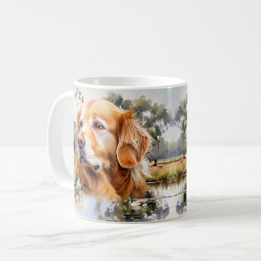 Golden Retriever Koffiemok (Voorkant links)