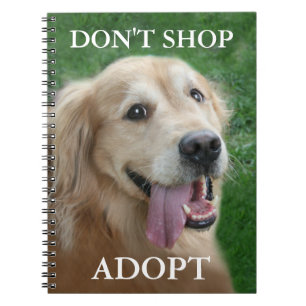 Golden Retriever koopt geen redding Notitieboek