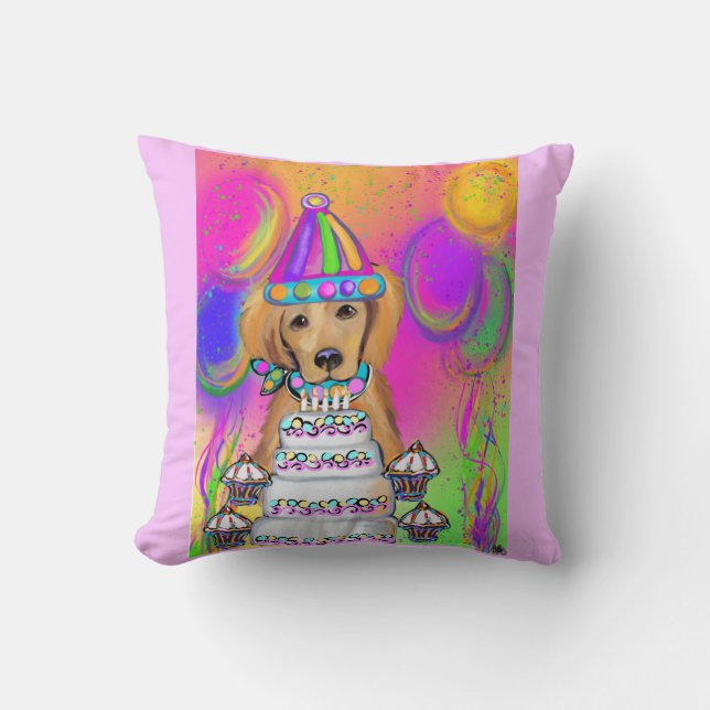 Golden Retriever Kussen (Voorkant)