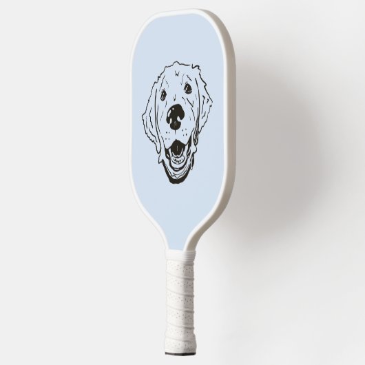Golden Retriever Labrador Hond Pickle Ball Paddle (Links)