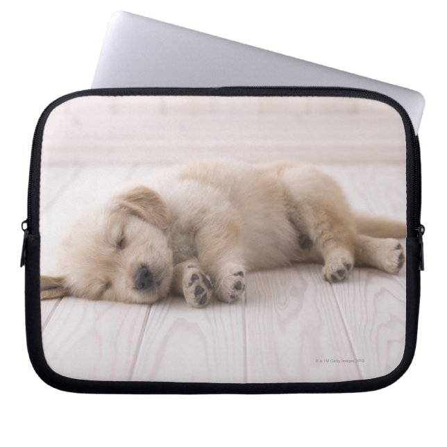 Golden Retriever Laptop Sleeve (Voorkant)