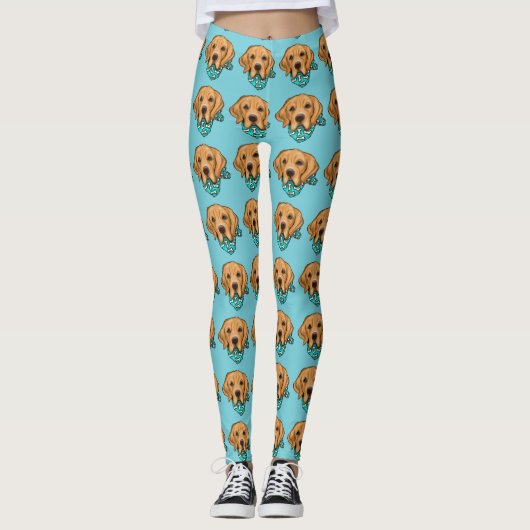 Golden Retriever Leggings (Voorkant)