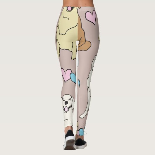 Golden Retriever leggings (Achterkant)