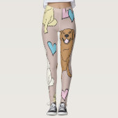Golden Retriever leggings (Voorkant)