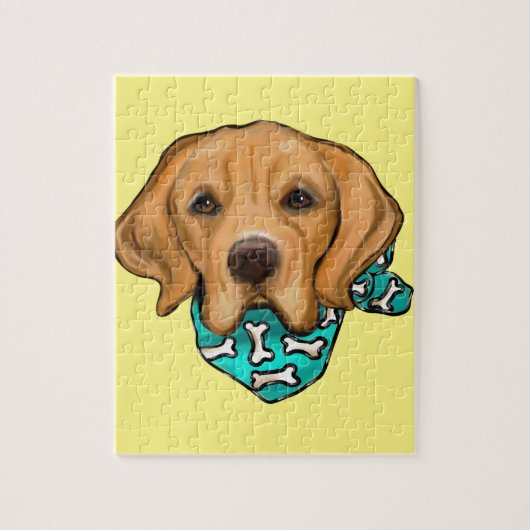 Golden Retriever Legpuzzel (Verticaal)