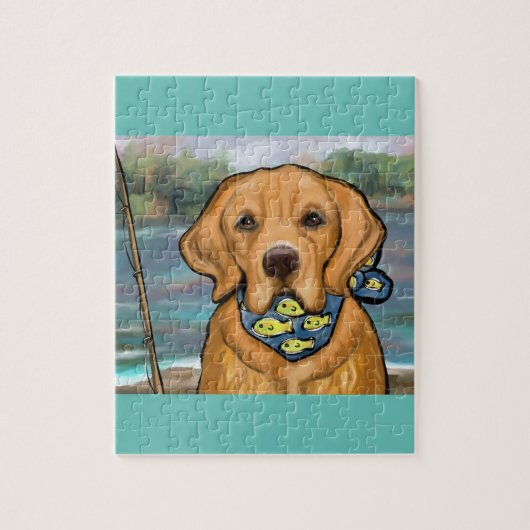 Golden Retriever Legpuzzel (Verticaal)