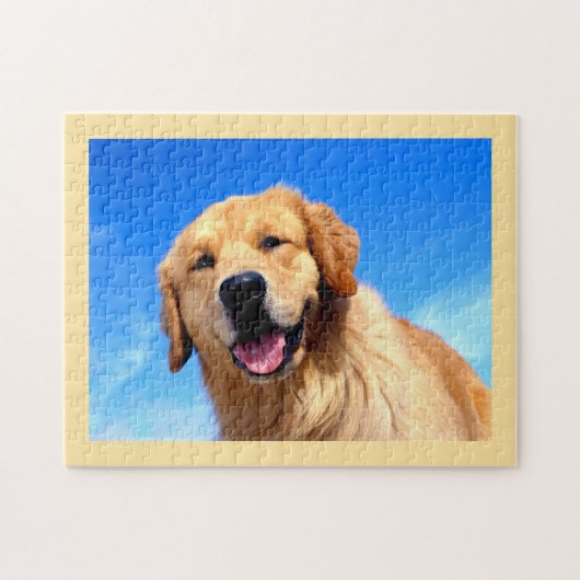 Golden Retriever Legpuzzel (Horizontaal)