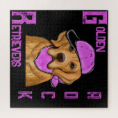 GOLDEN RETRIEVER  LEGPUZZEL (Horizontaal)