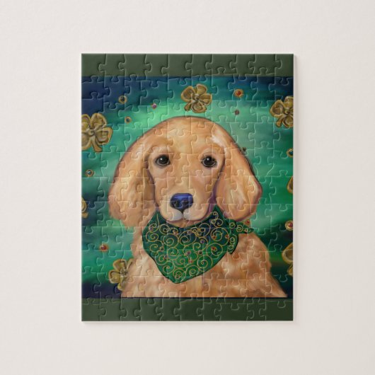 Golden Retriever Legpuzzel (Verticaal)