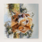Golden Retriever Legpuzzel (Horizontaal)