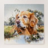 Golden Retriever Legpuzzel (Verticaal)
