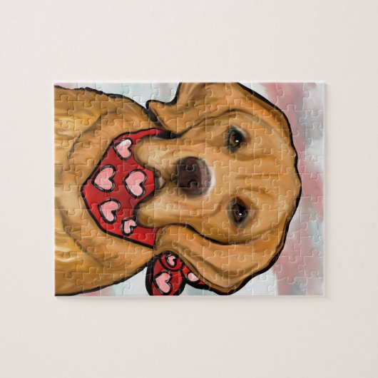 Golden Retriever Legpuzzel (Horizontaal)