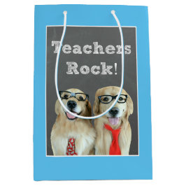 Golden Retriever lerarenwaardering Medium Cadeauzakje