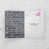 Golden Retriever Liefde Verjaardag Kaart (Binnen)