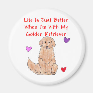 Golden Retriever Life is gewoon een betere magneet