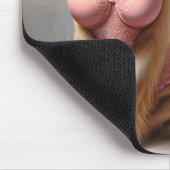 Golden Retriever Lingerie Model Muismat (Hoek)