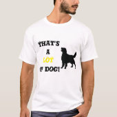Golden Retriever Lot Dog T-shirt (Voorkant)