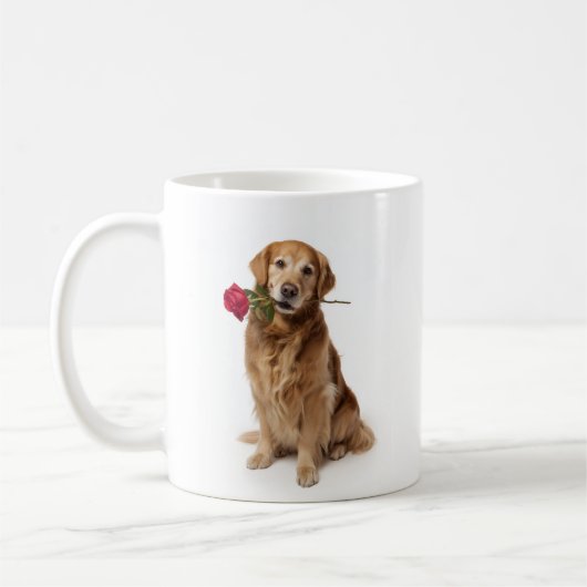 Golden Retriever Love Koffiemok (Links)
