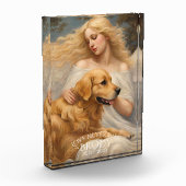 Golden Retriever Love Never Dies Memorial Foto van (Links)