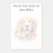 Golden Retriever Lover Monogrammed Dog Post-it® Notes (Voorkant)