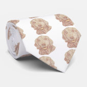 Golden Retriever Lover Stropdas (Opgerold)