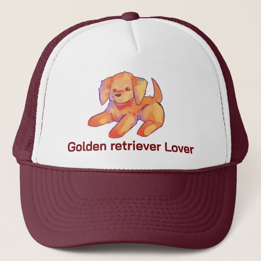 Golden retriever lover trucker pet (Voorkant)