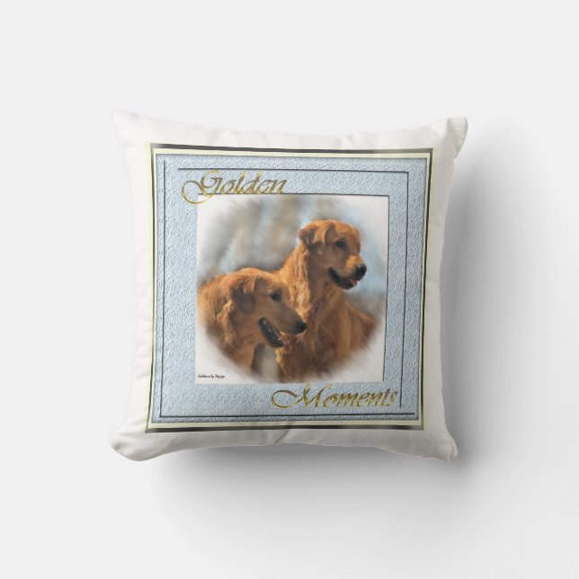Golden Retriever Lovers Art Gifts Kussen (Voorkant)