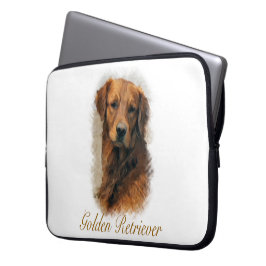 Golden Retriever Lovers Art Gifts Laptop Sleeve