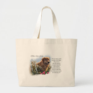 Golden Retriever Lovers Gifts Grote Tote Bag