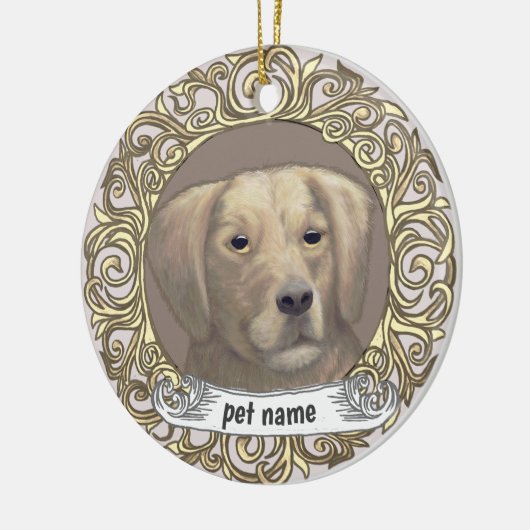Golden Retriever Loving Memory ornament (Links)