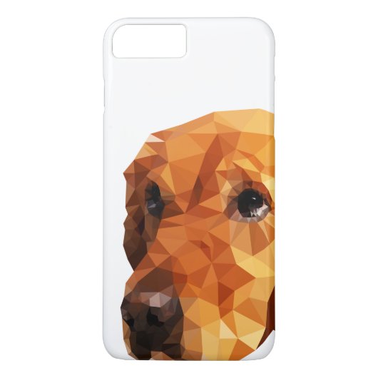 Golden Retriever Low Poly Art Case-Mate iPhone Case (Achterkant)