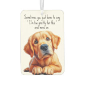 Golden Retriever Luchtverfrisser (Achterkant)