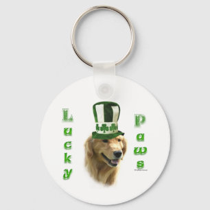 Golden Retriever Lucky Paws Sleutelhanger