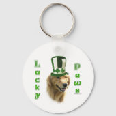 Golden Retriever Lucky Paws Sleutelhanger (Achterkant)