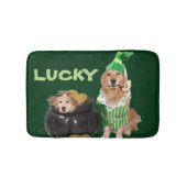 Golden Retriever Lucky Pot of Gold Badmat (Voorkant)