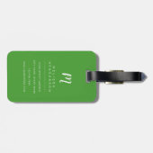 Golden Retriever Luggage Tag Bagagelabel (Achterkant horizontaal)